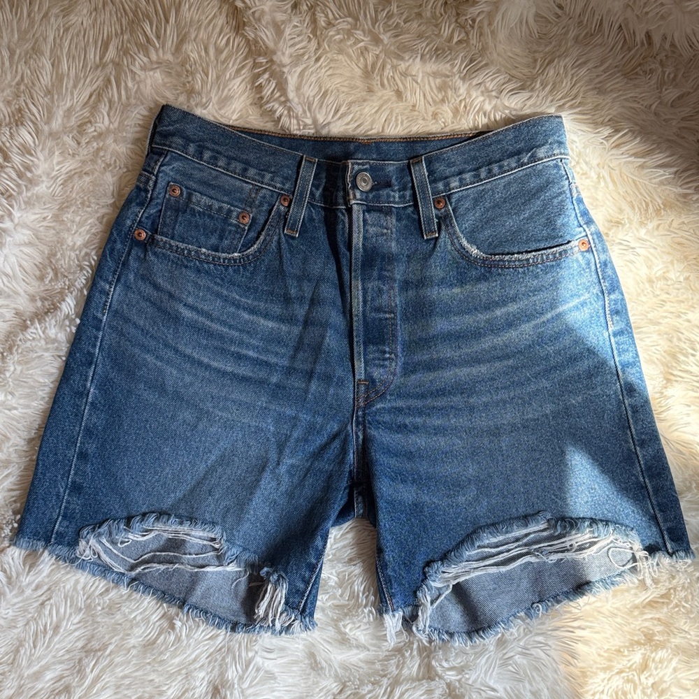 Levi's Women's Blue Jean Shorts